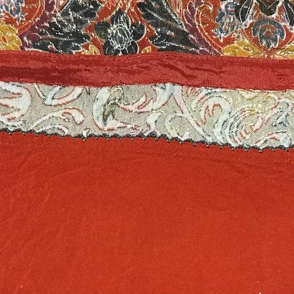 Anthropologie Maeve Floral Metallic Brocade Rosia Mini Skirt - Picture 7 of 9